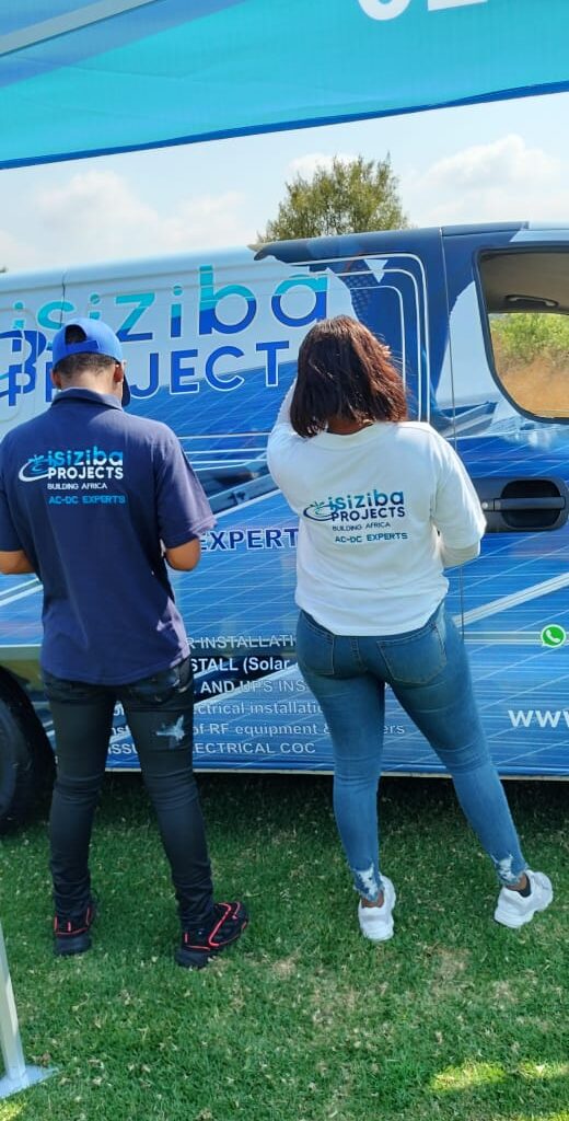 Outdoor signage in Johannesburg